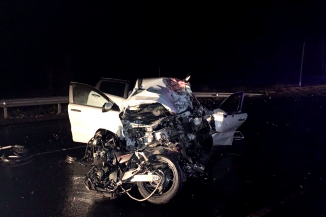 Жуткая авария на дороге в Самару. (18+)