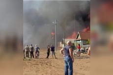 СМИ сообщают о крупных пожарах в области.